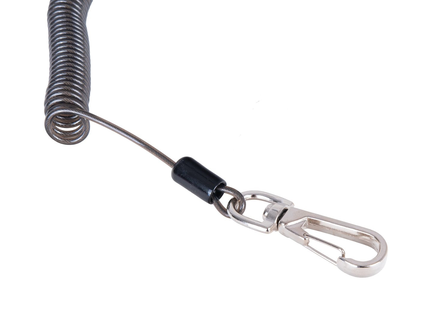 Corda per attrezzi da lavoro con moschettone, cordino anticaduta attrezzi di sicurezza, 170 cm, capacità 2 kg, Geko