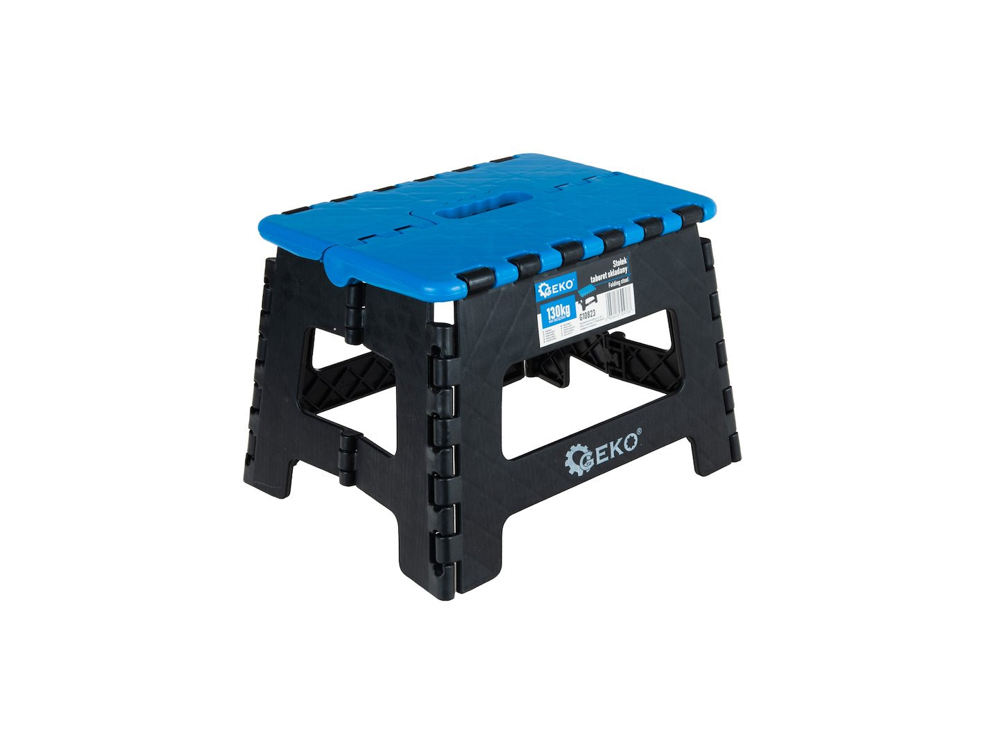 Sgabello pieghevole super resistente, capacità 130kg, robusto, leggero sgabello pieghevole per adulti e bambini, Geko