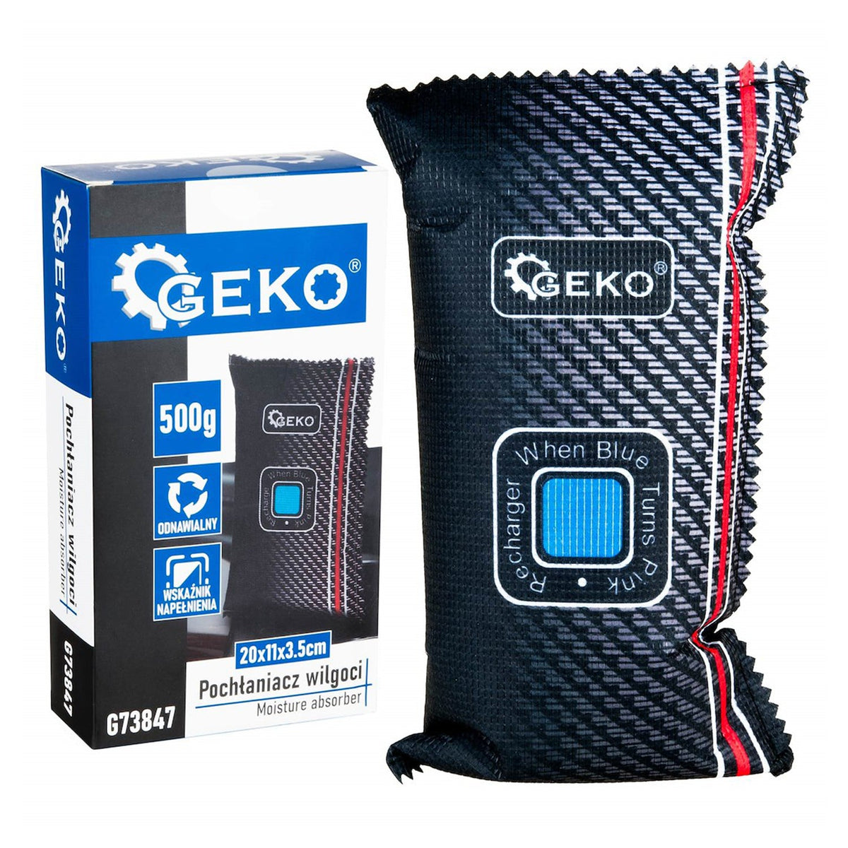 Assorbiumidità, deumidificatore per auto 500 g Geko