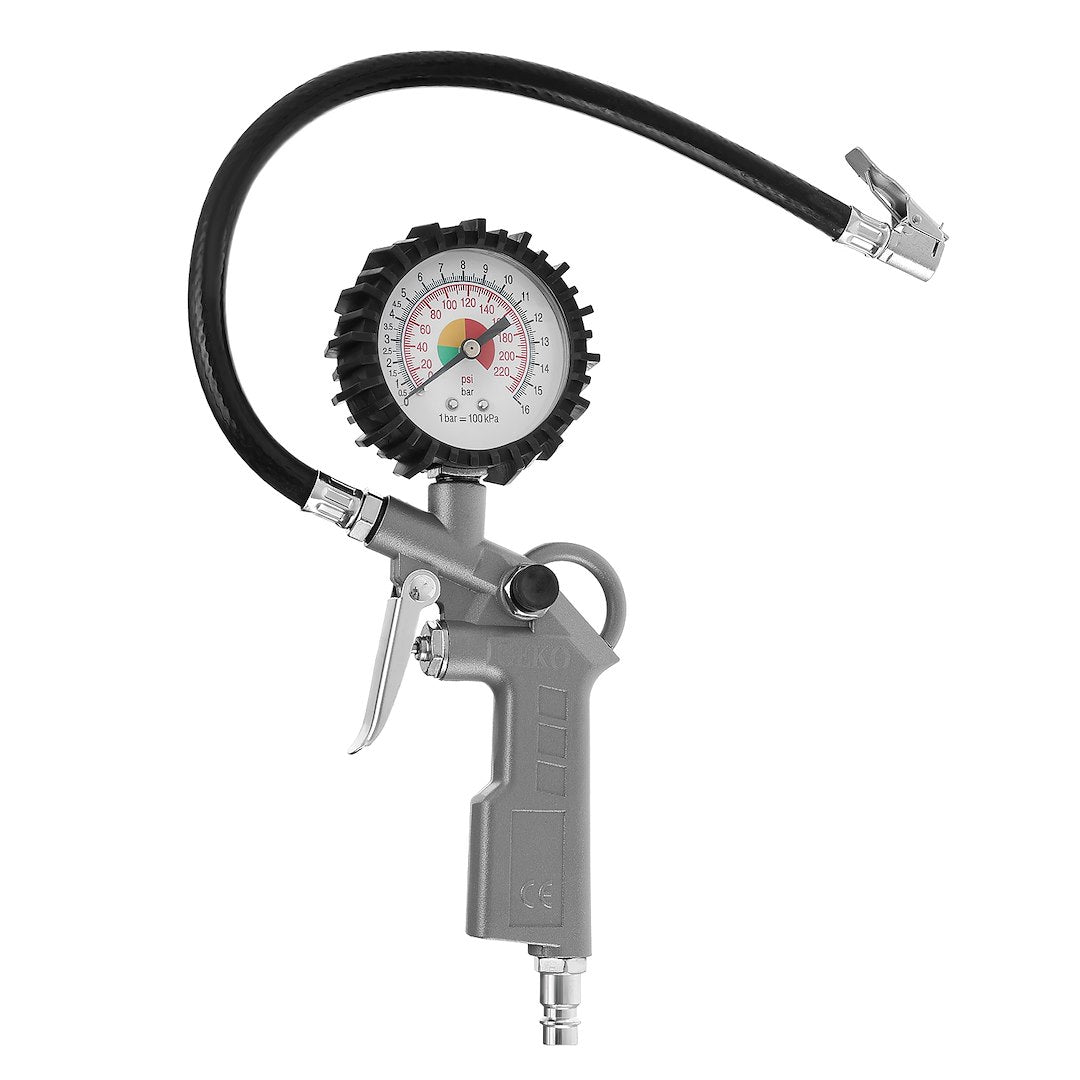 Pistola con manometro analogico per gonfiaggio pneumatici Geko
