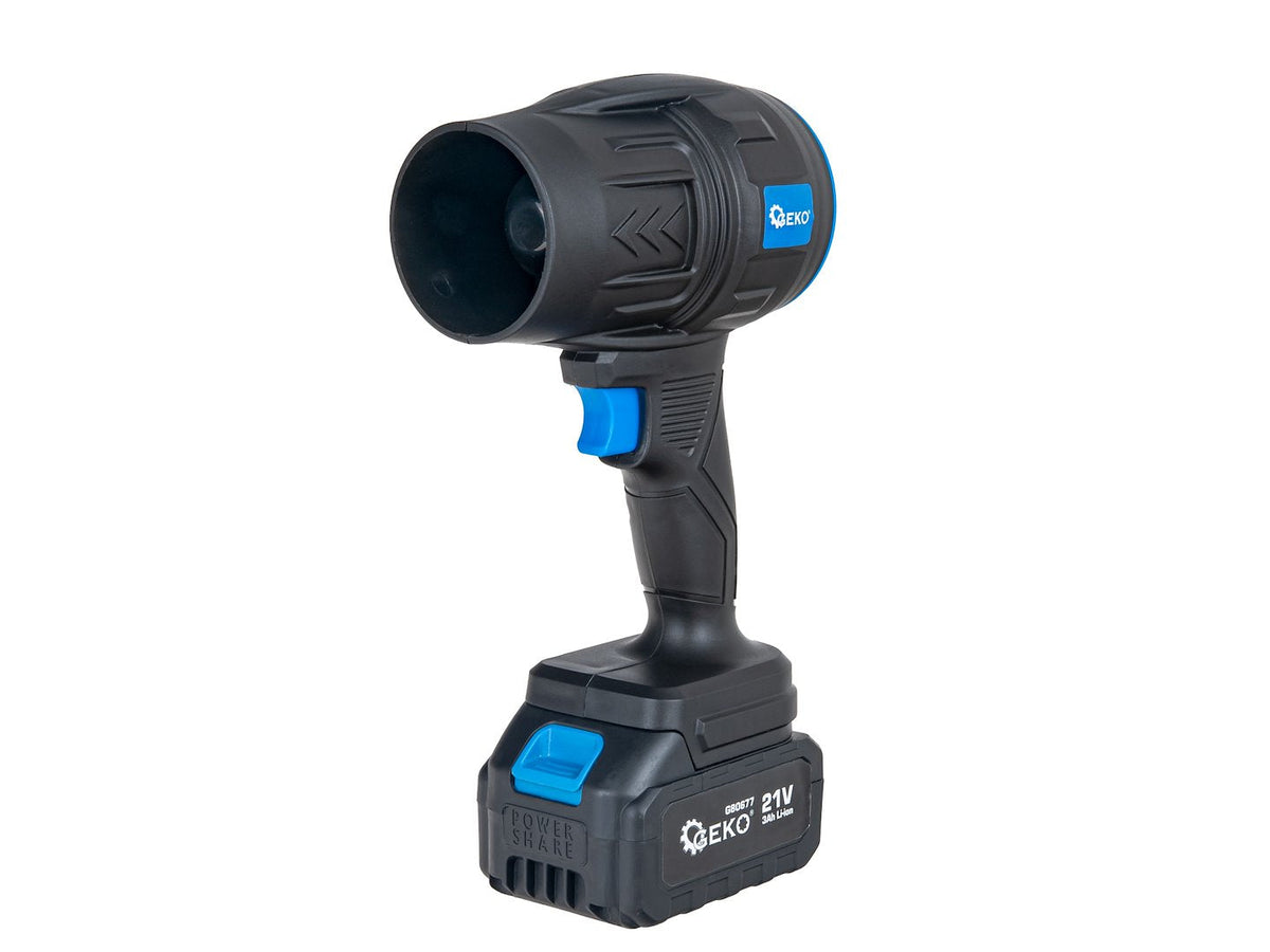 Soffiatore d’aria portatile 21 V con 2 batterie da 4.0 Ah Geko