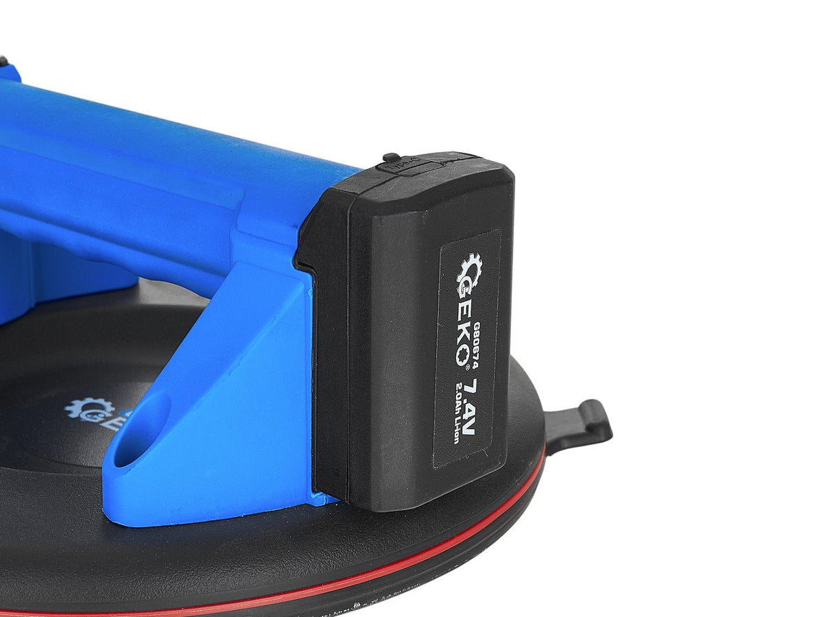 Ventosa elettrica a batteria 210 mm – 3.7 V, 4.0 Ah, portata 200 kg Geko