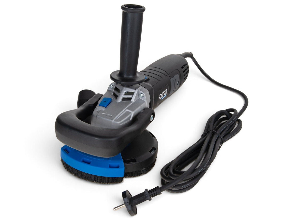 Levigatrice per calcestruzzo, 125 mm, con valigetta, velocità regolabile, 1400 W Geko