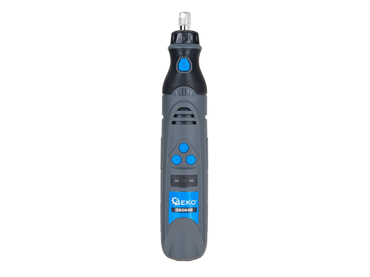 Mini smerigliatrice diritta a batteri 3.6 V – 1500 mAh, con accessori Geko