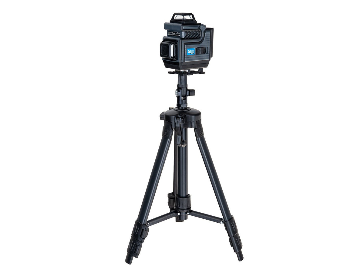 Livella laser 4d 360° con 2 batterie ricaricabili e treppiede