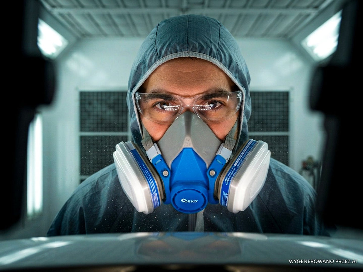 Maschera per verniciatura a spruzzo Geko