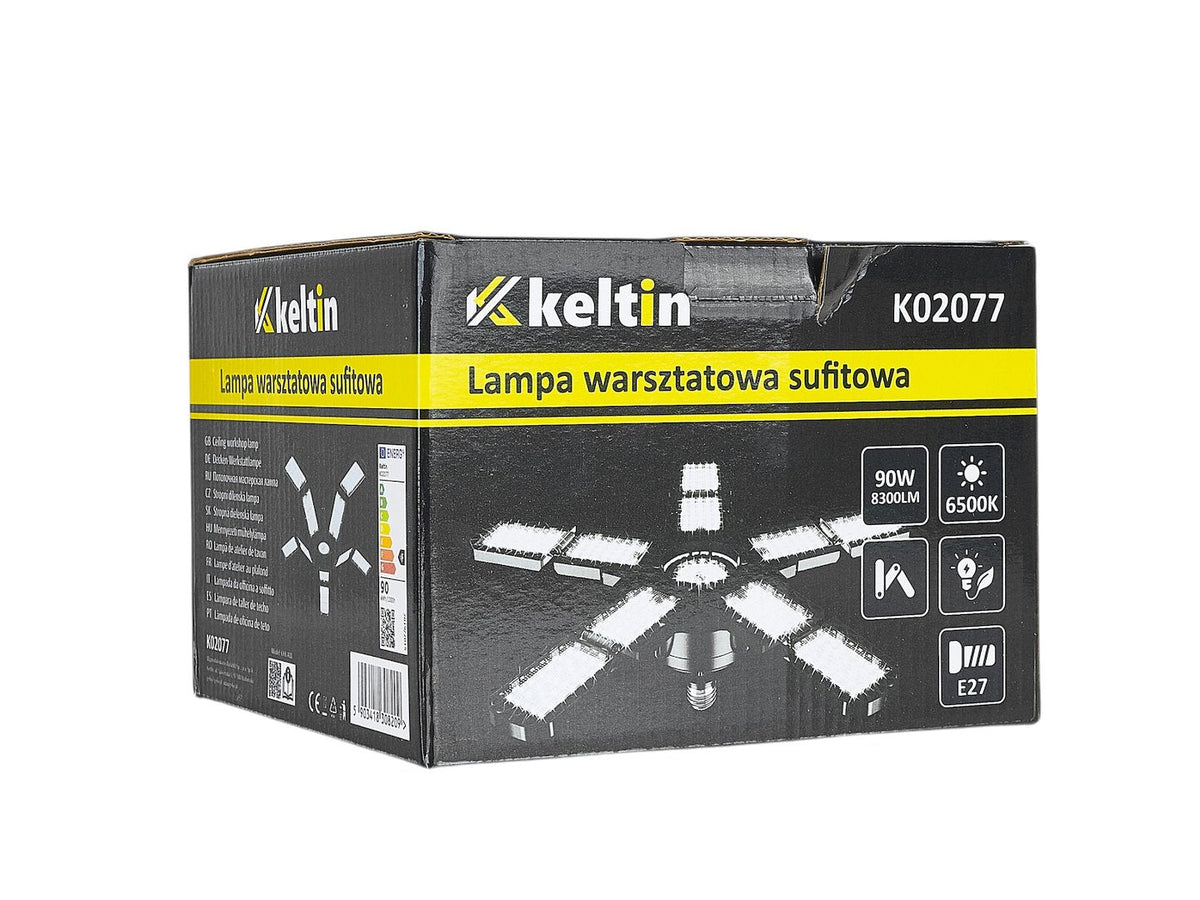 Lampada LED pieghevole attacco E27 90W 8300 lm 6500K Keltin