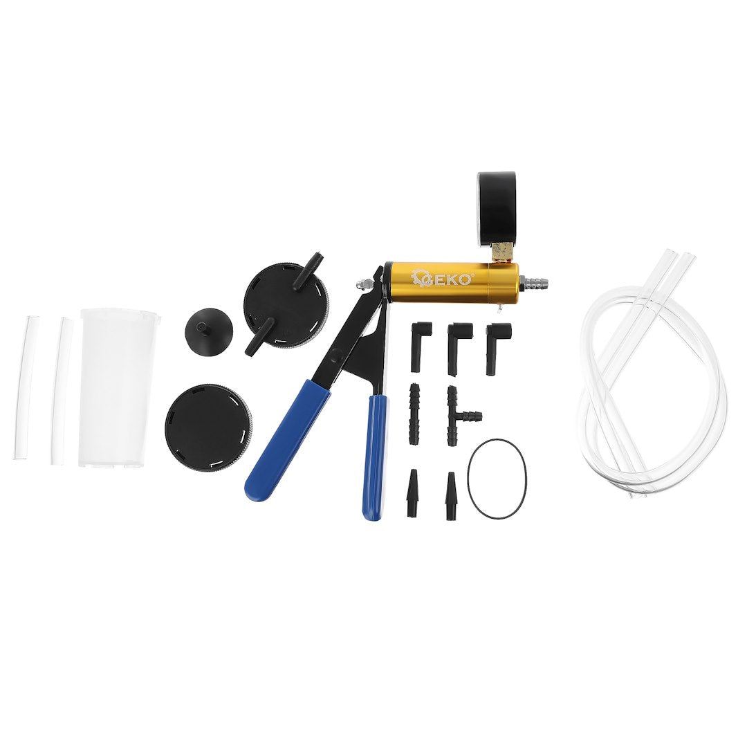 Kit spurgo freni, tester per pompe a vuoto per autoveicoli, pompa manuale a depressione per spurgo freni per automobili auto e moto, apparecchio per spurgo freni
