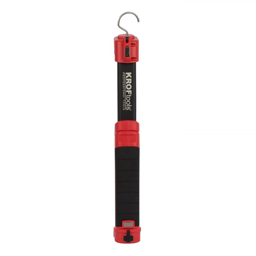 Luce LED, ricaricabile, luce LED lampada per officina, casa, 4W COB + 1W UV LED, Kroftools