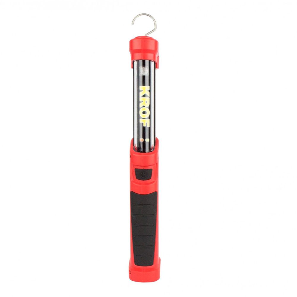 Luce LED, ricaricabile, luce LED lampada per officina, casa, 4W COB + 1W UV LED, Kroftools