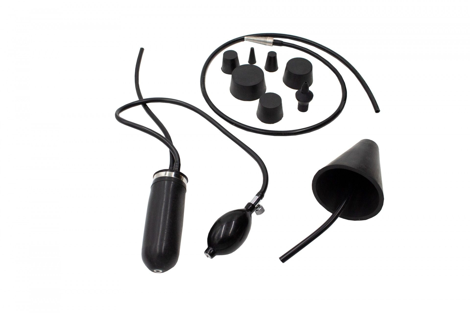 Macchina fumogena automotive pompa d'aria incorporata, generatore di fumo per individuazione perdite circuiti auto, tester di rilevamento perdite di fumo per tutte le auto dc12v, moto, camion leggeri, barche, atv, motoslitte ect., con accessori, Kroftools