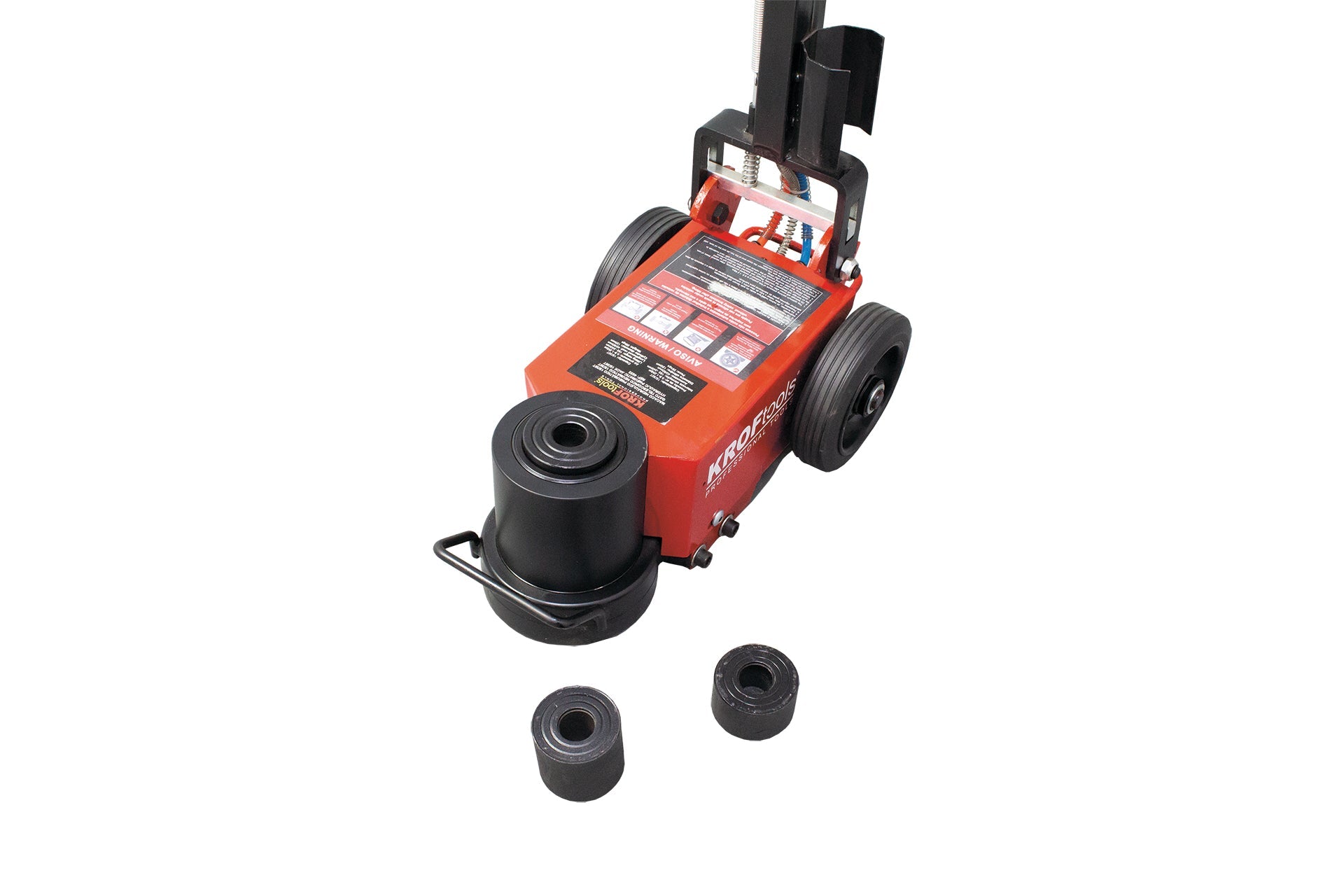 Cric pneumoidraulico 15–30 t, sollevatore idro-pneumatico a carrello ad aria compressa, mobile, per camion, veicoli commerciali da 30 tonnellate, sollevatore a carrello, per settore agricolo, Kroftools
