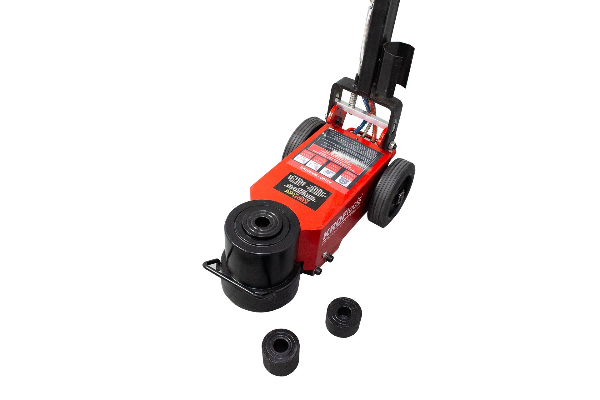 Cric pneumoidraulico 25–50 t, sollevatore idro-pneumatico a carrello ad aria compressa, mobile, per camion, veicoli commerciali da 30 tonnellate, sollevatore a carrello, per settore agricolo, Kroftools