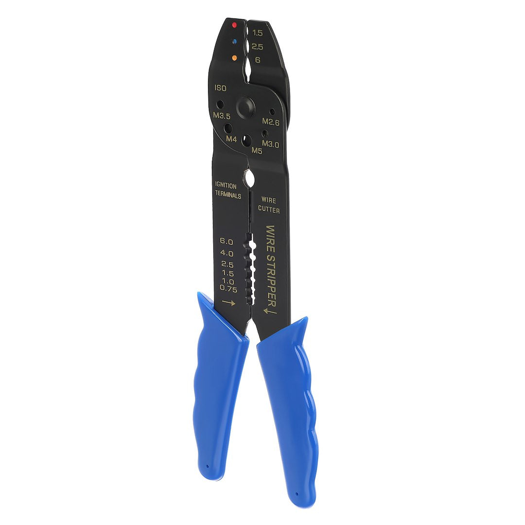 Pinza crimpatrice connettori 8" 0,5–5,0 mm² Geko