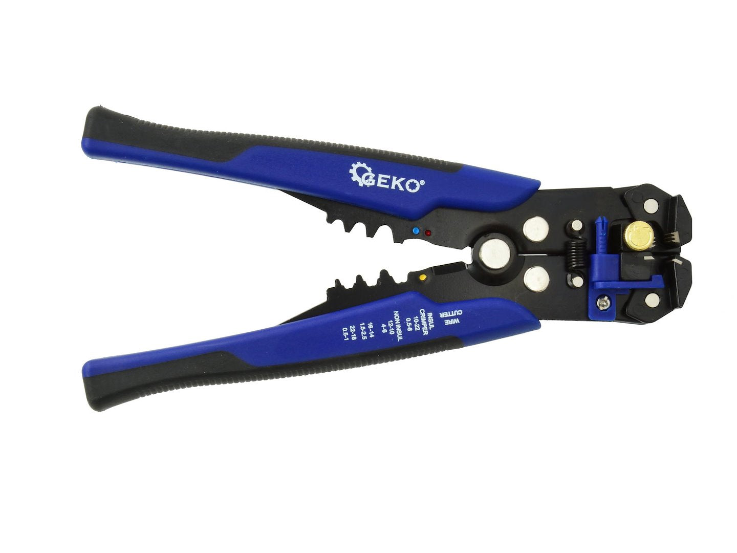 Pinza multifunzione automatica per spelatura e crimpatura cavi 0,2–6 mm² ,spelafili automatico Geko