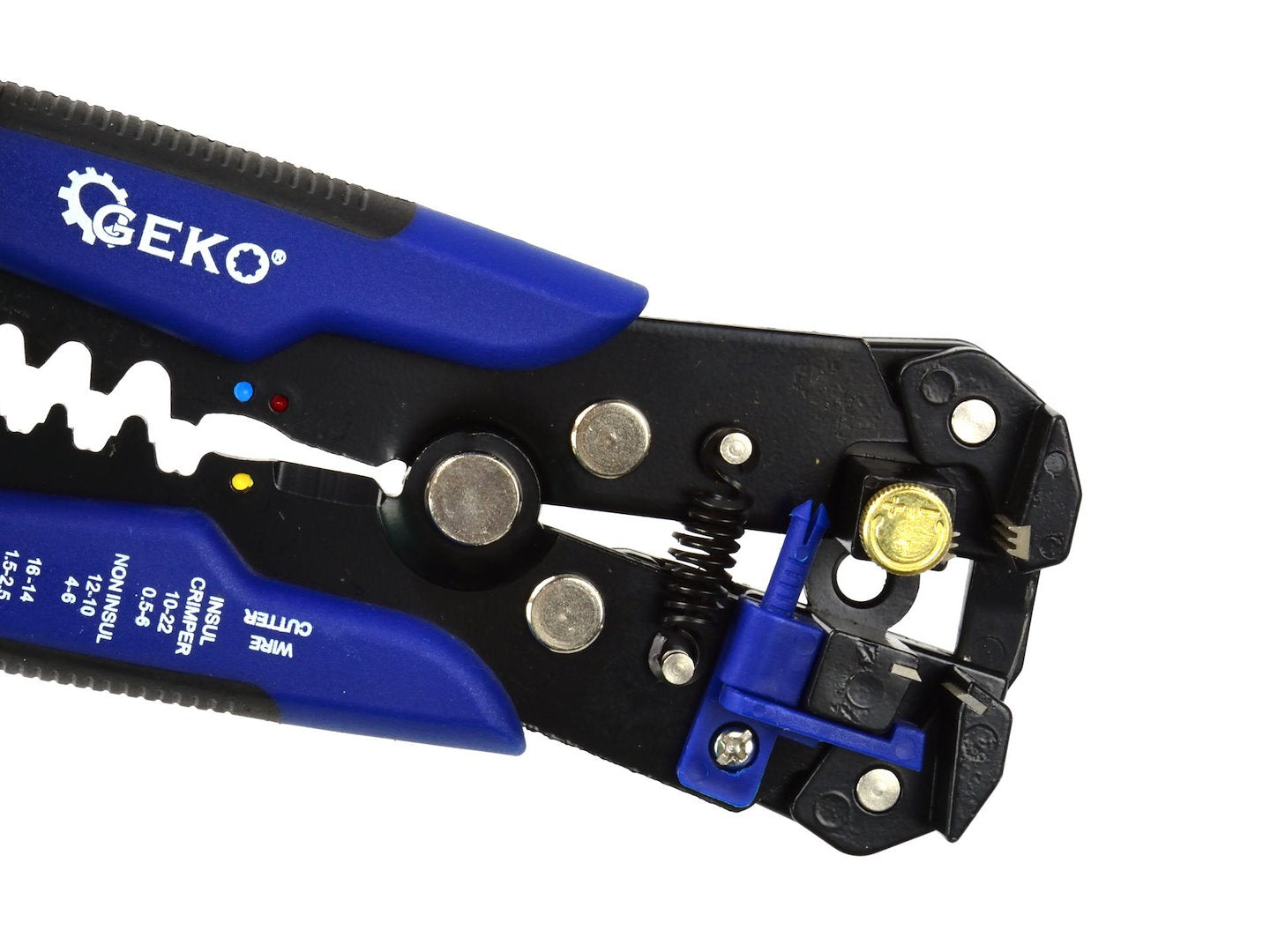 Pinza multifunzione automatica per spelatura e crimpatura cavi 0,2–6 mm² ,spelafili automatico Geko