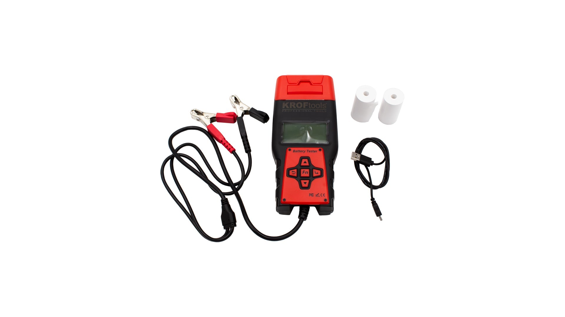 Tester digitale per batteria auto con funzione di stampa