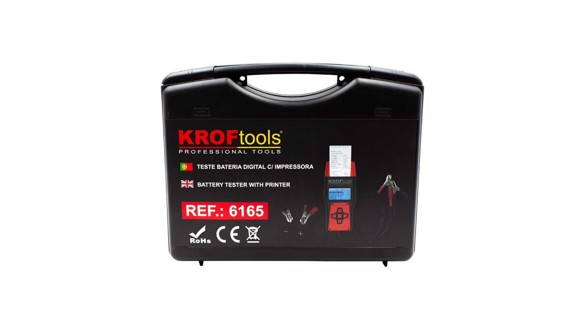 Tester digitale per batteria auto con funzione di stampa