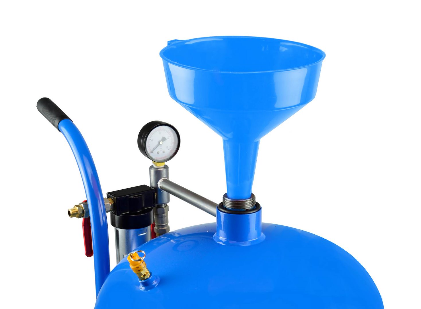 Sabbiatrice, sabbiatrice pressione, serbatoio abrasivo portatile, kit sabbiatura ad aria per rimozione di vernice macchie ruggine, aria compressa con tubo e pistola, 60-125 psi, 76 l