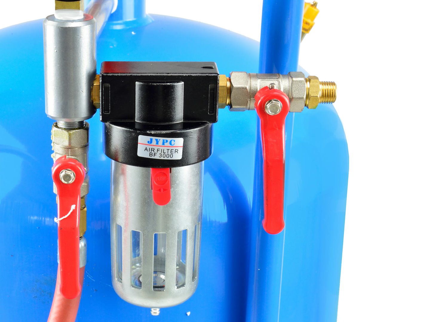 Sabbiatrice, sabbiatrice pressione, serbatoio abrasivo portatile, kit sabbiatura ad aria per rimozione di vernice macchie ruggine, aria compressa con tubo e pistola, 60-125 psi, 76 l