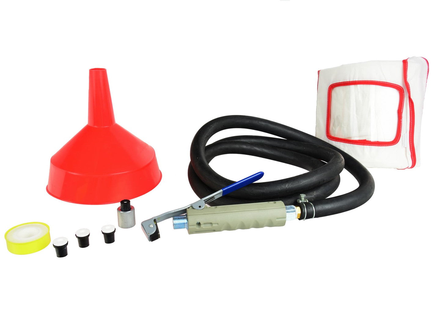 Sabbiatrice, sabbiatrice pressione, serbatoio abrasivo portatile, kit sabbiatura ad aria 4 ugelli in ceramica separatore olio-acqua per rimozione di vernice macchie ruggine, aria compressa con tubo e pistola, per esterni, 60-125 psi, 19 l, Geko