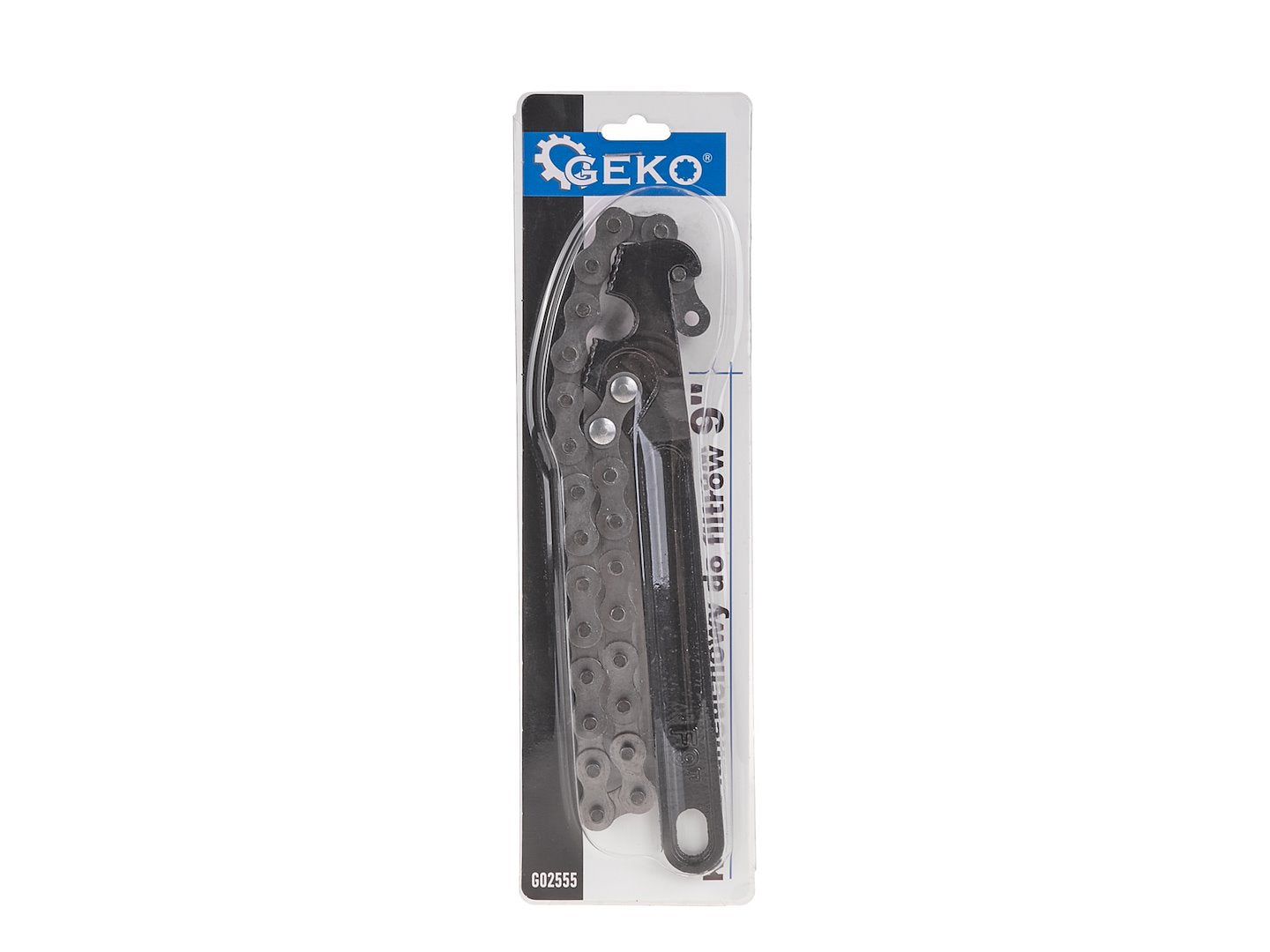 Chiave a catena per filtro olio regolabile 9" 60-125 mm Geko