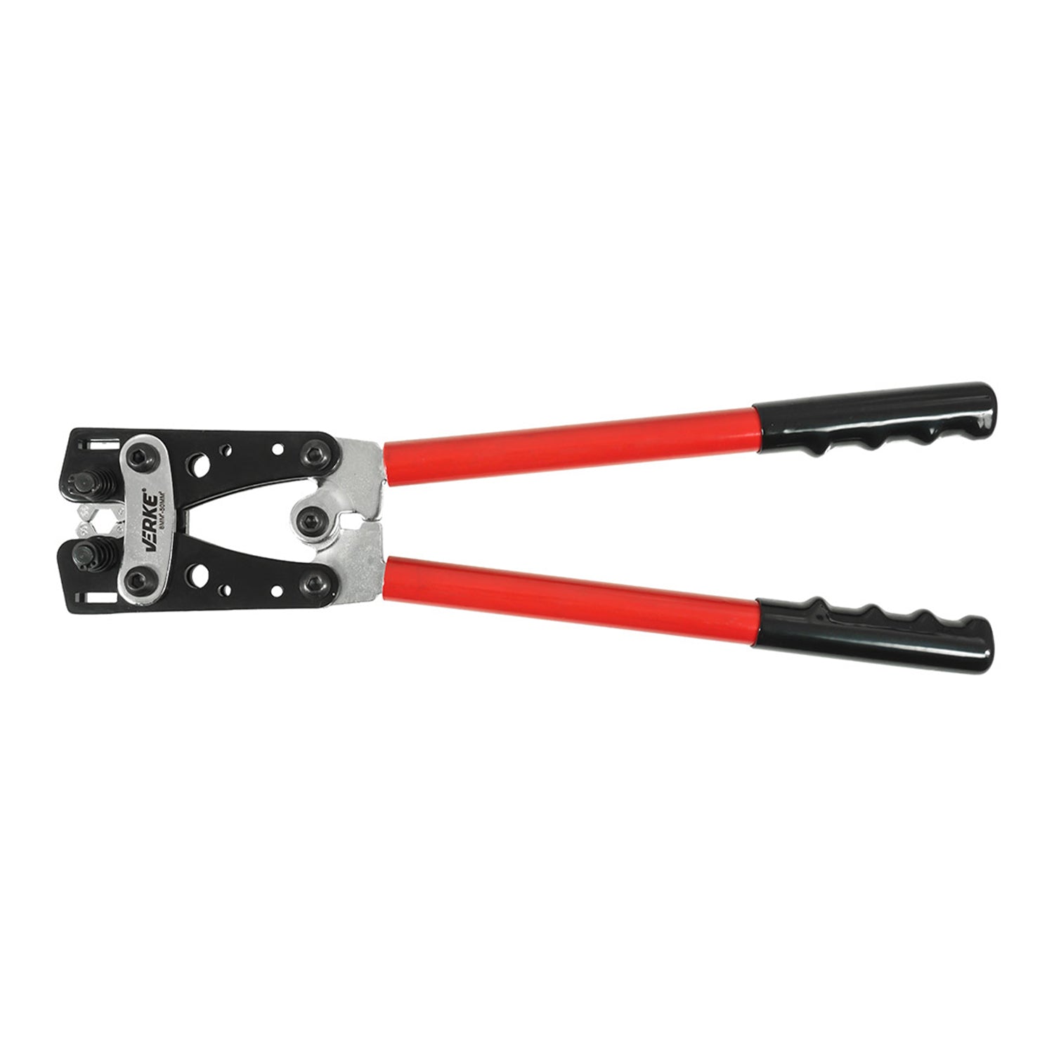 Pinza crimpatrice, crimpatrice per filo elettrico, pinza elettricista, utensile per capicorda, utensile a cricchetto HEX 6–50 mm² Verke