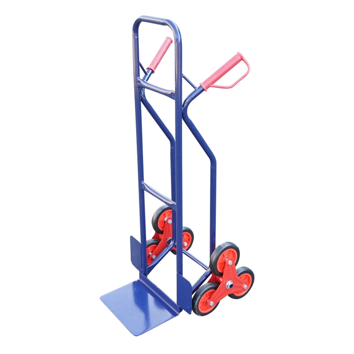 Carrello portapacchi pieghevole 150kg pneumatici maniglie ergonomiche carrellino con 6 ruote portatutto carrelli a mano saliscale in acciaio trasloco porta sacchi trasporto carichi pesanti