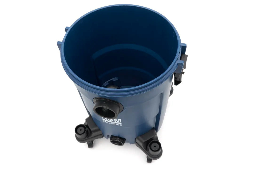 Aspirapolvere aspiratore industriale secco umido per officina casa e auto 1200 W 25 litri HBM