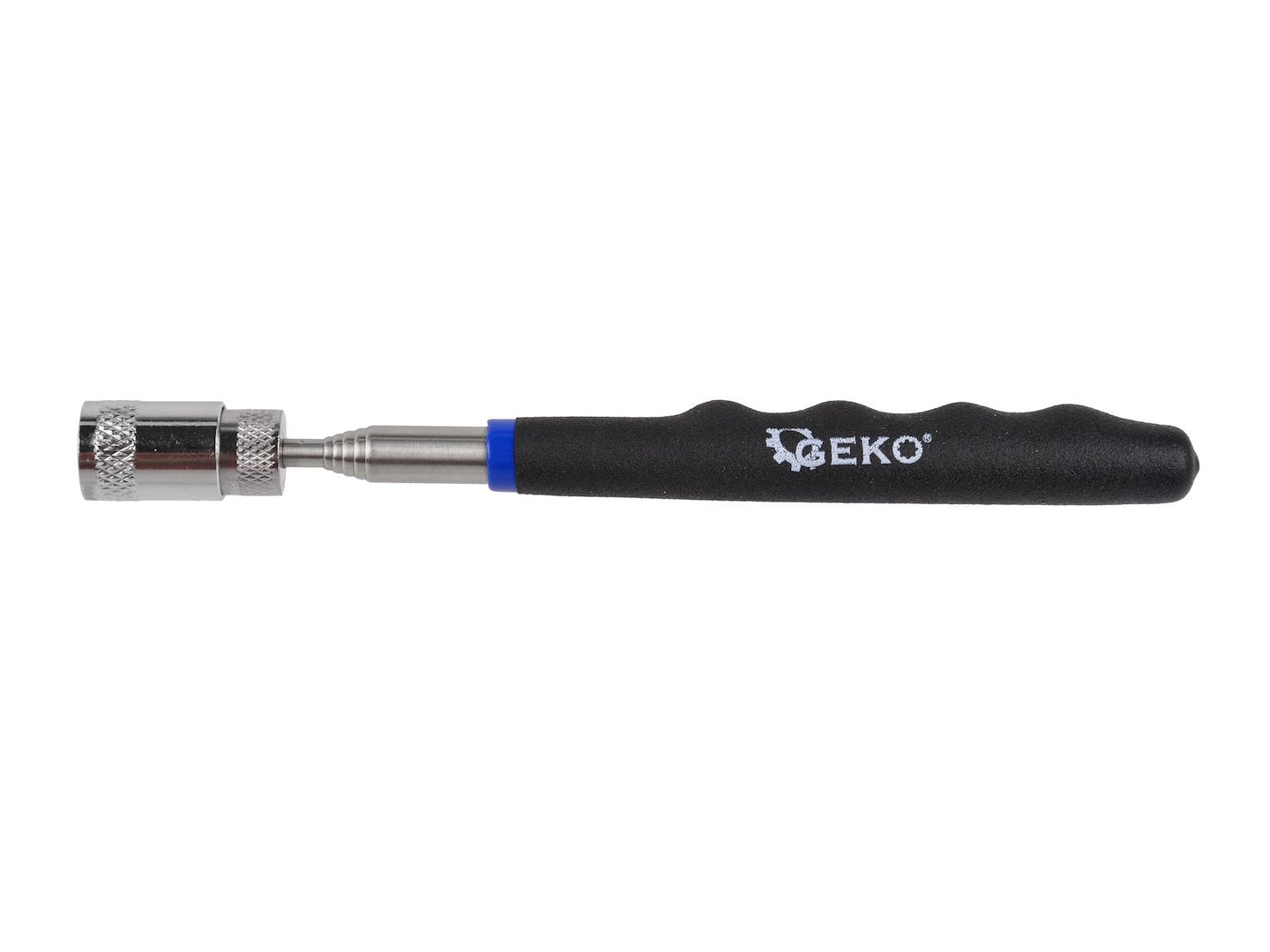 Strumento magnetico flessibile per raccogliere oggetti di ferro, strumento magnetico flessibile per la raccolta di piccole parti, raccoglitore di oggetti metallici, ideale per garage, auto e fai da te, con LED, Geko