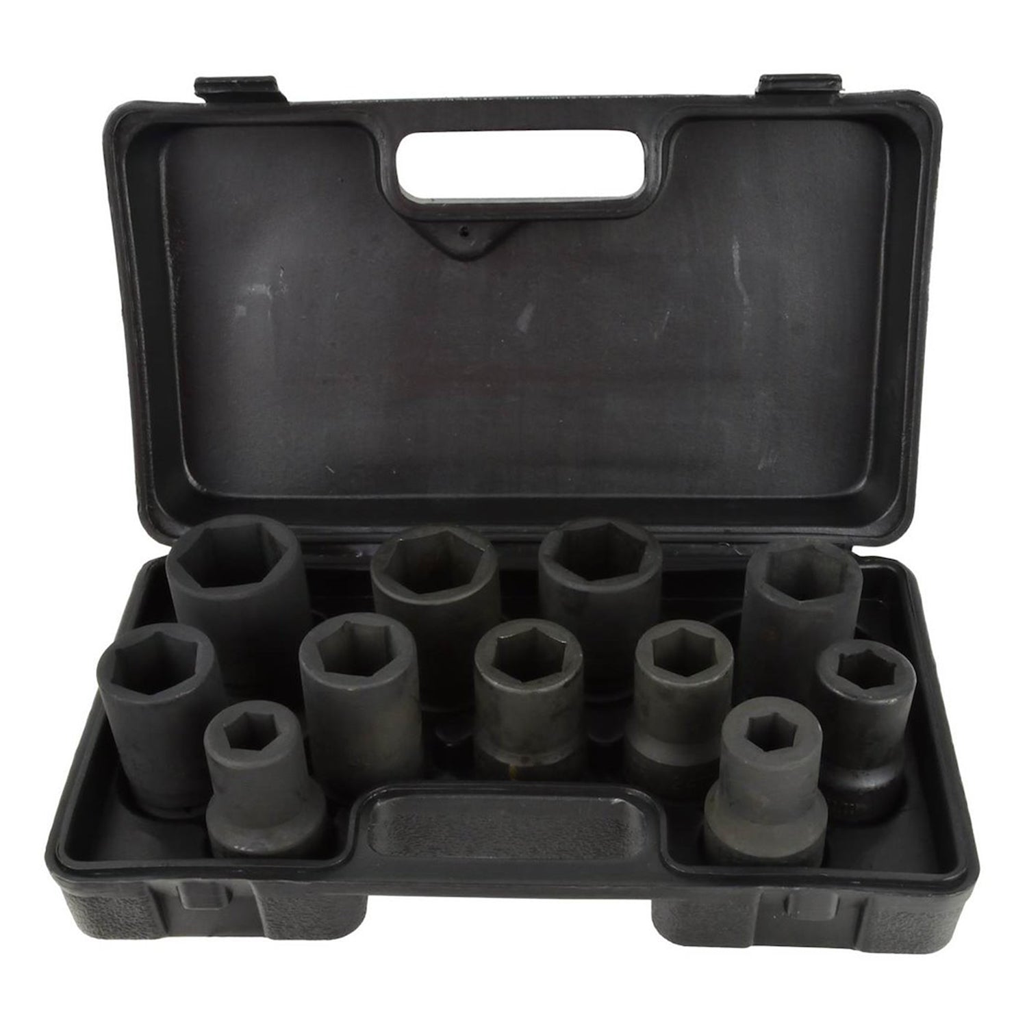 Set bussole a impatto, bussole a impulsi profondo, bussole a impatto attacco 1" esagonali, 17-41 mm, 11 pezzi Gebo Tools