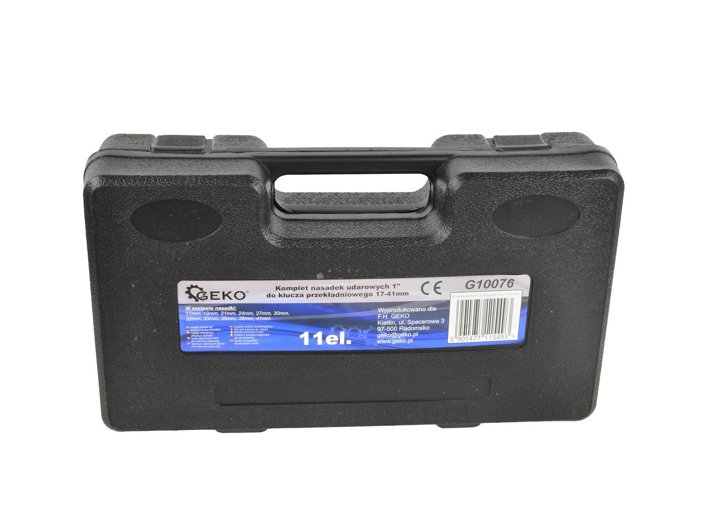 Set bussole a impatto, bussole a impulsi profondo, bussole a impatto attacco 1" esagonali, 17-41 mm, 11 pezzi Gebo Tools
