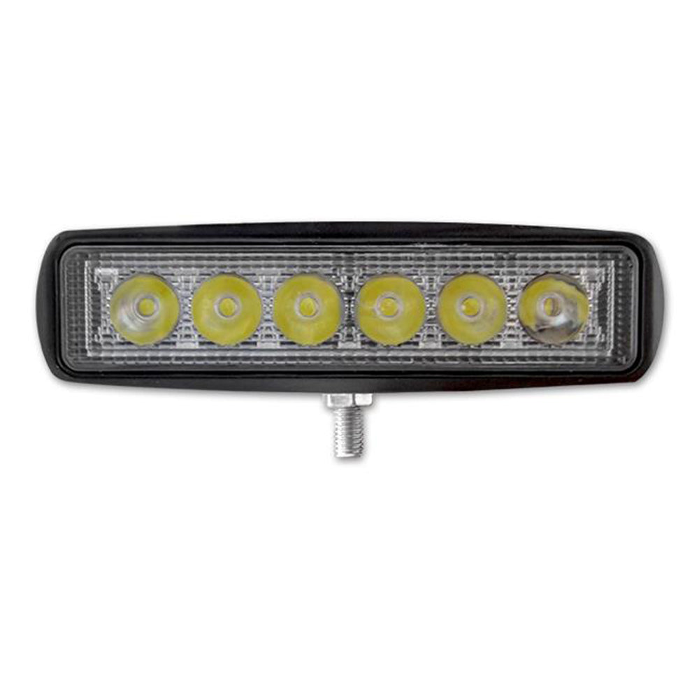 Faro da lavoro LED, luci per fuoristrada auto, 18 W 10–32 V 6 LED, fari led impermeabile fuoristrada barra, fendinebbia, faretti fendinebbia per moto SUV ATV UTV camion tour di guida