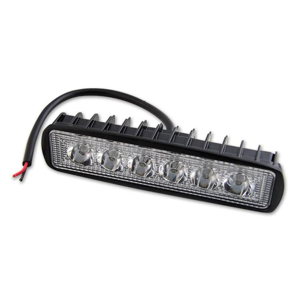 Faro da lavoro LED, luci per fuoristrada auto, 18 W 10–32 V 6 LED, fari led impermeabile fuoristrada barra, fendinebbia, faretti fendinebbia per moto SUV ATV UTV camion tour di guida