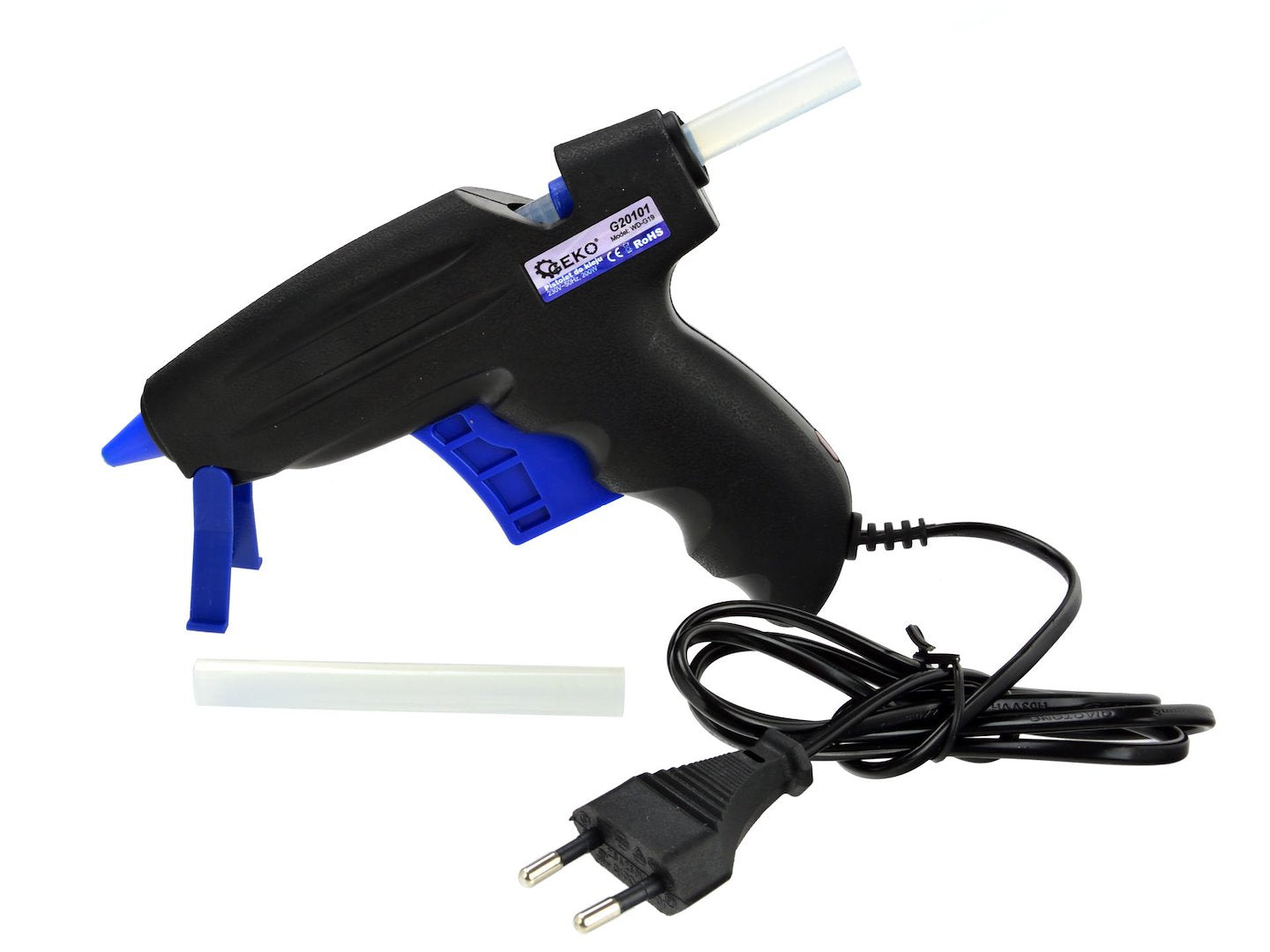 Pistola per colla a caldo,pistola elettrica per saldare con silicone 200w Geko