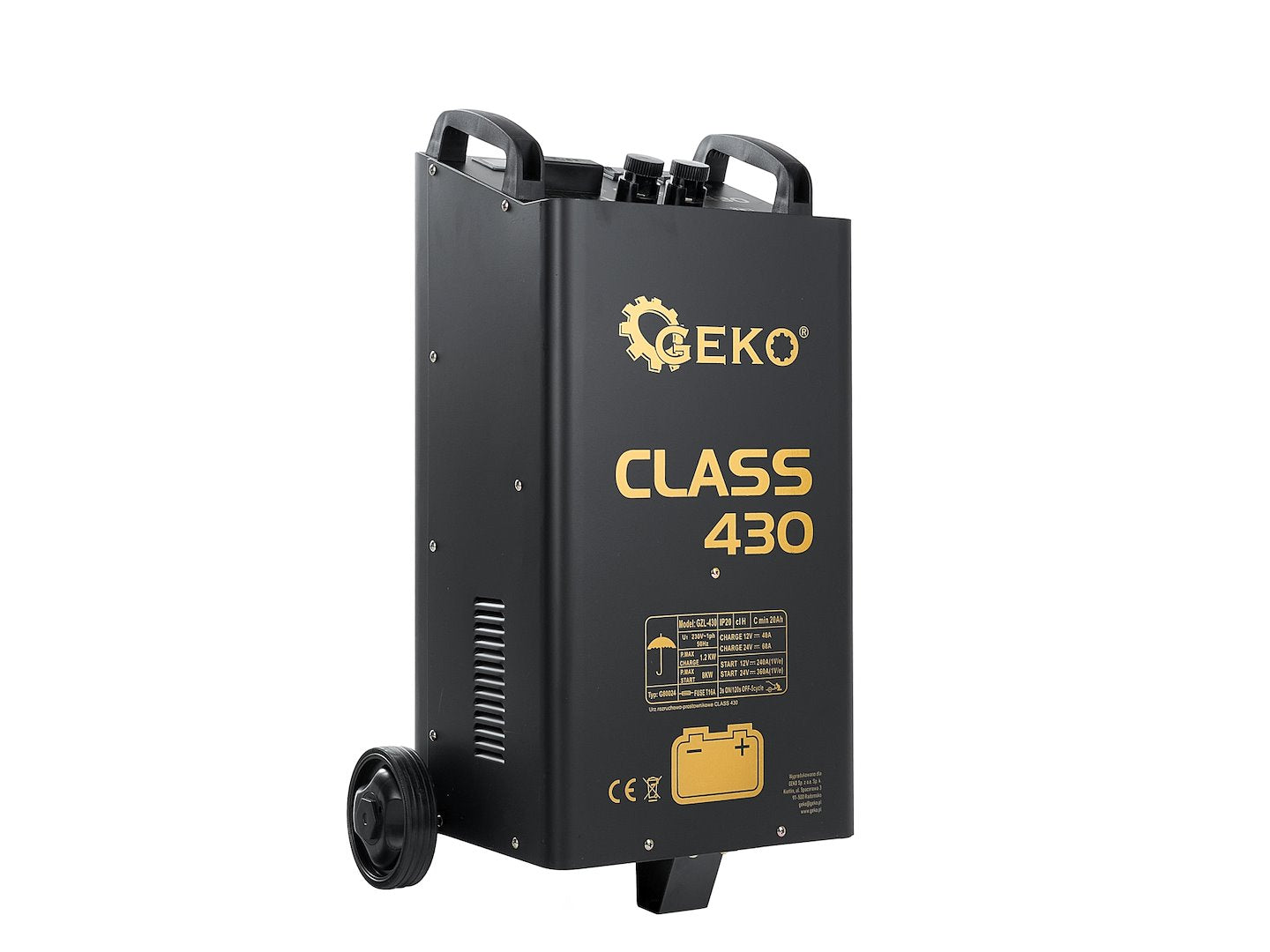 Caricabatteria auto con funzione Booster, avviatore di emergenza con caricabatterie 360A CLASS 430