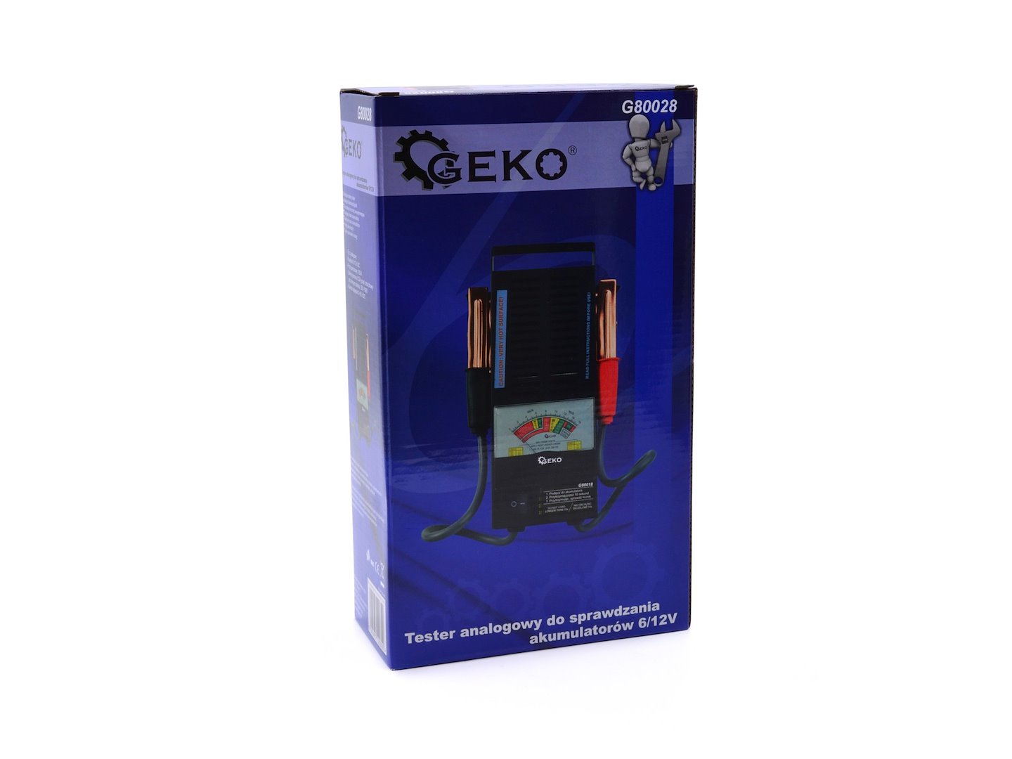Tester per batterie con display analogico 6–12 v Geko