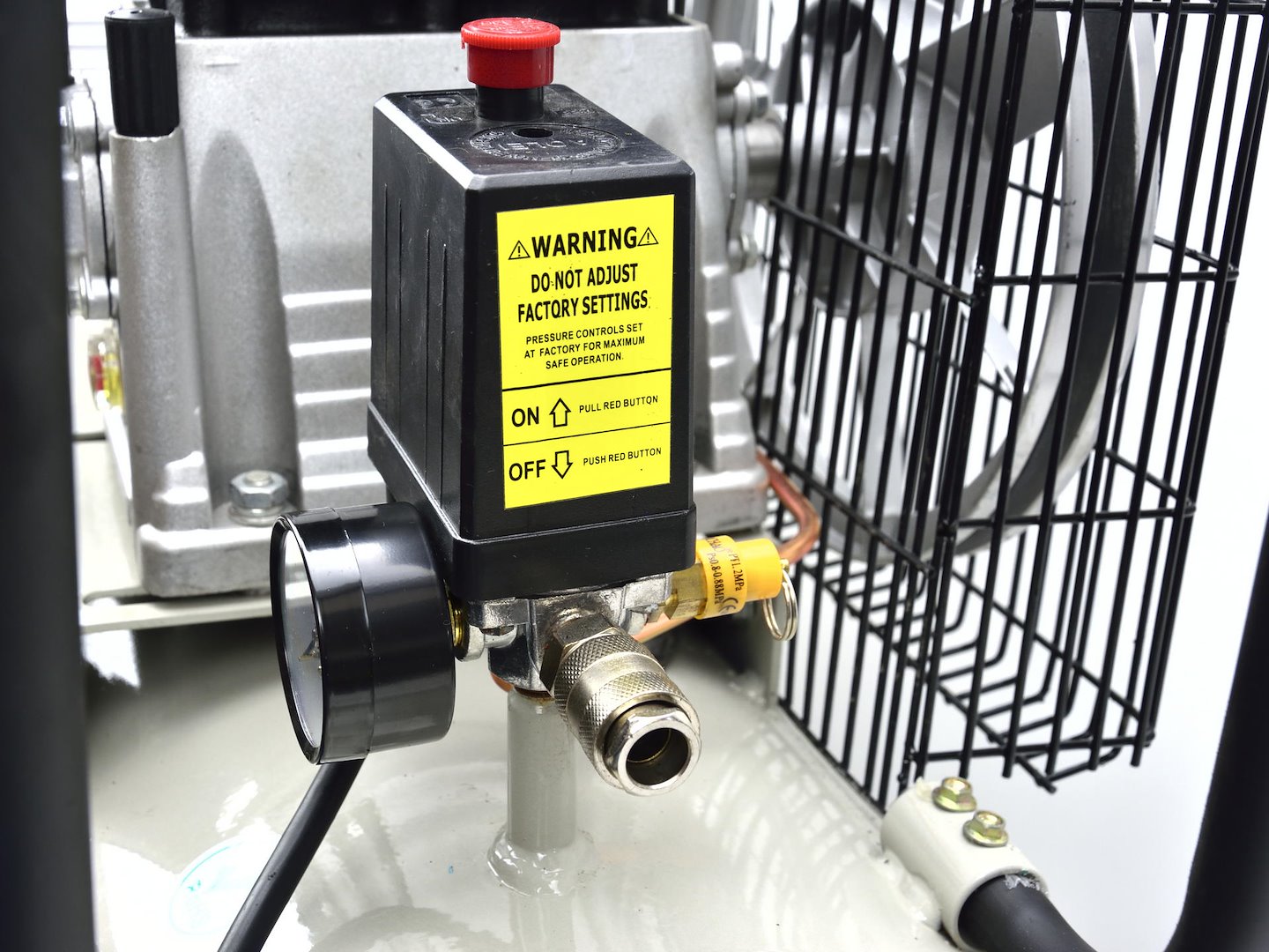 Compressore d’aria 100 L, 390 L/min, 220 V, Geko
