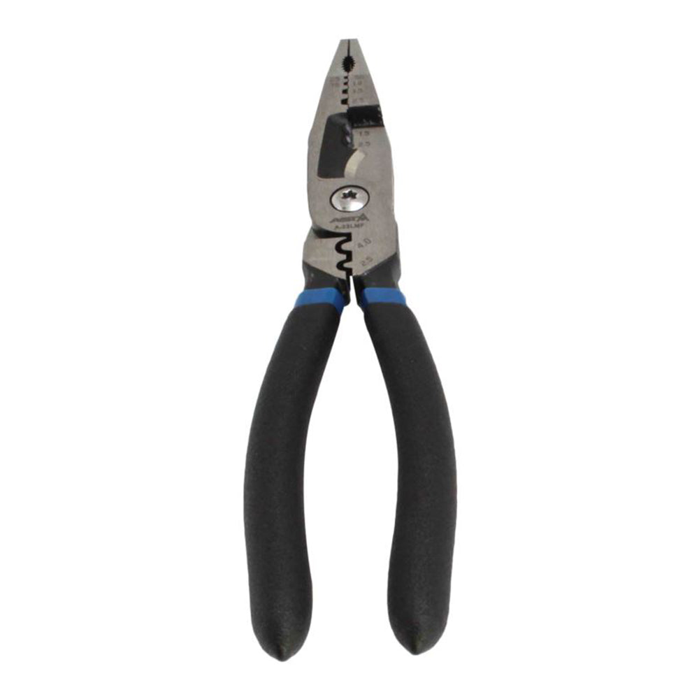 Pinza multifunzionale per elettricista ,pinza universale per serraggio, taglio, spelatura e crimpatura 220 mm