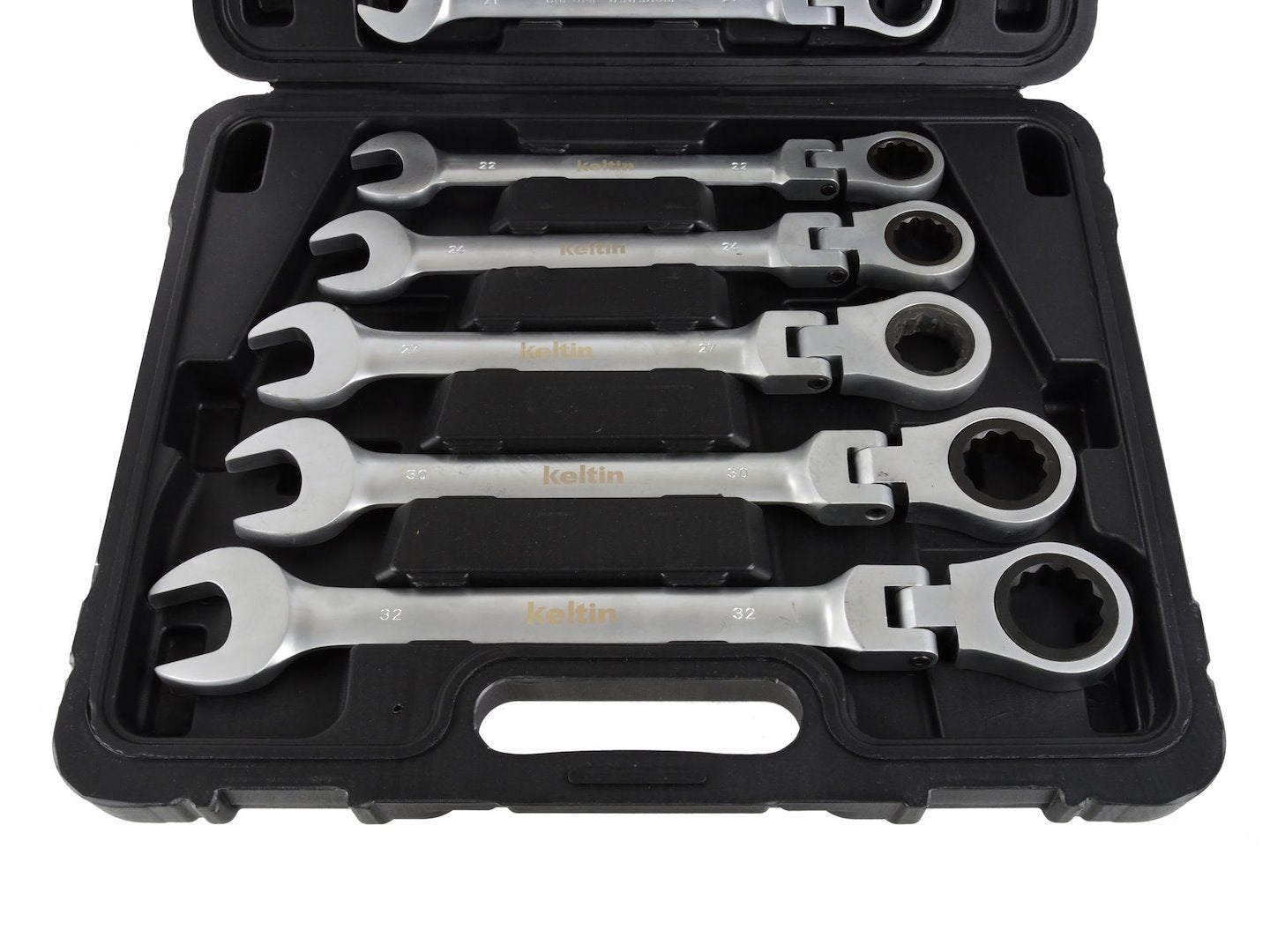 Set da 13 pezzi set di chiavi a cricchetto snodate 8 – 32 mm, chiavi combinate a cricchetto con snodo/snodabili, Keltin