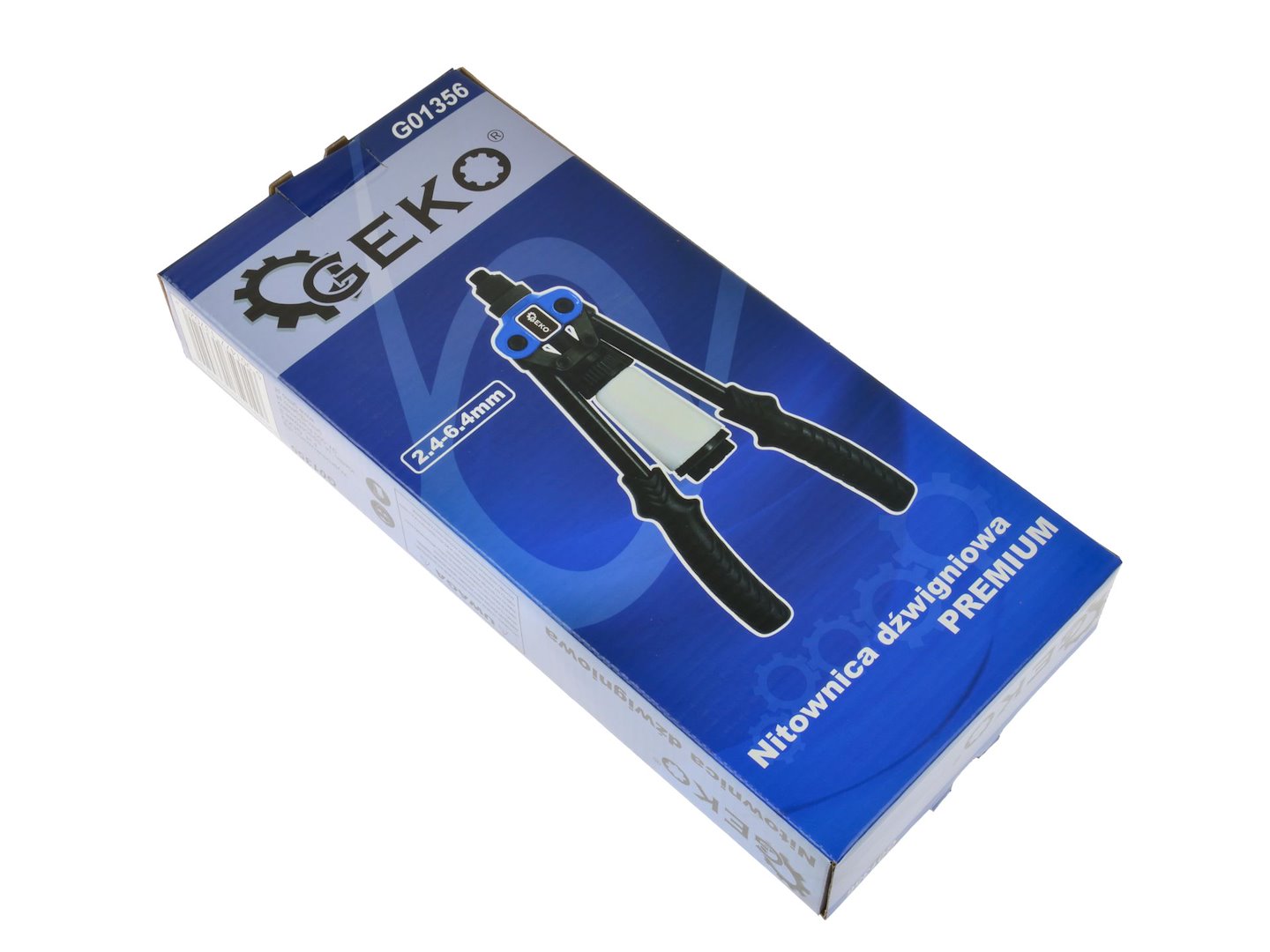 Pinza professionale per rivettatura 2.4-6.4mm Geko