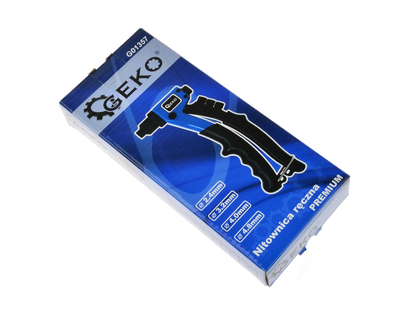 Pinza professionale per rivettatura 2,4–4,8 mm Geko