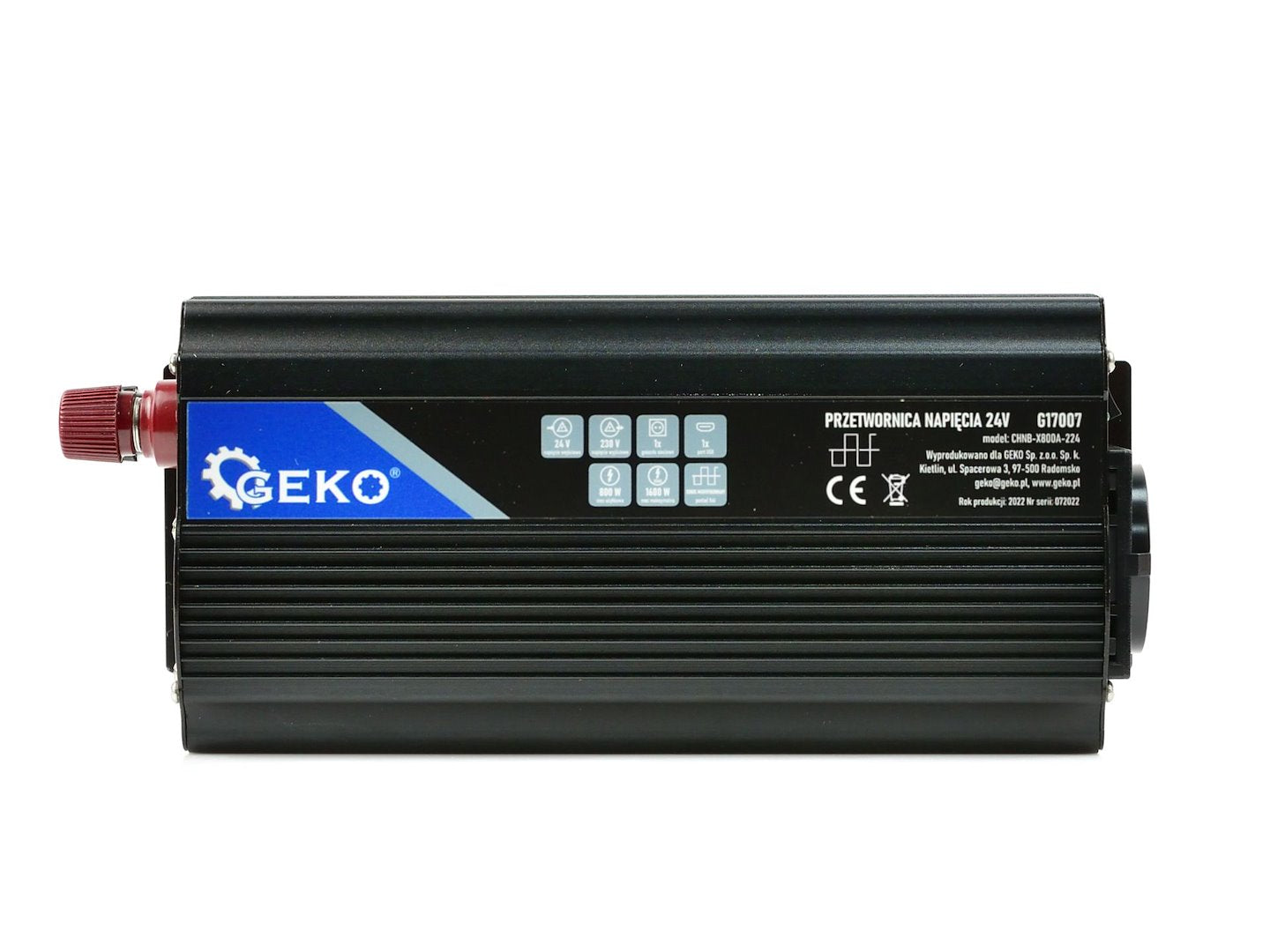Inverter di tensione , convertitore di tensione 24-220 v 800/1600 w Geko