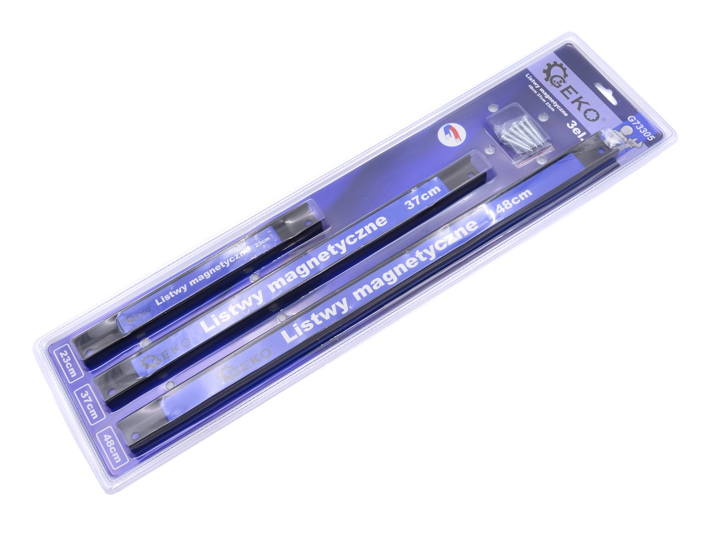 Barra magnetica per attrezzi utensili, supporto magnetico set 3 pezzi Geko