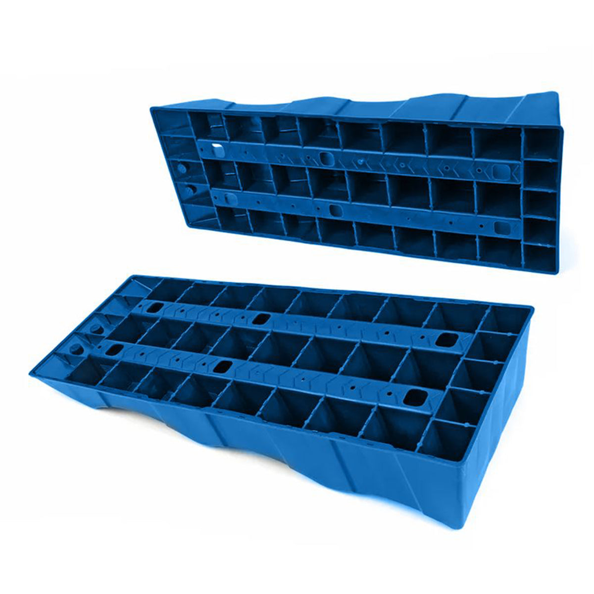 Set-kit 2 rampe di carico auto, rampa di accesso antiscivolo, rampa jack di sollevamento, portata 3 tonnellate, per officina meccanica, garage, 610 x 210 x 120 mm Hbm