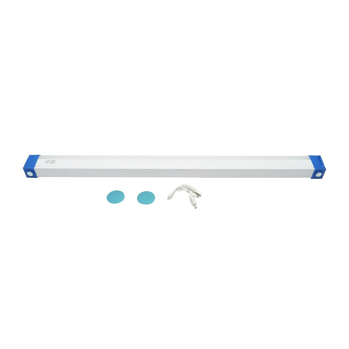 Luce LED, 60w 6500k magnetica ricaricabile, luce LED sottopensile lampada per officina, casa, 3600mah 520 x 23 x 38 mm ip20
