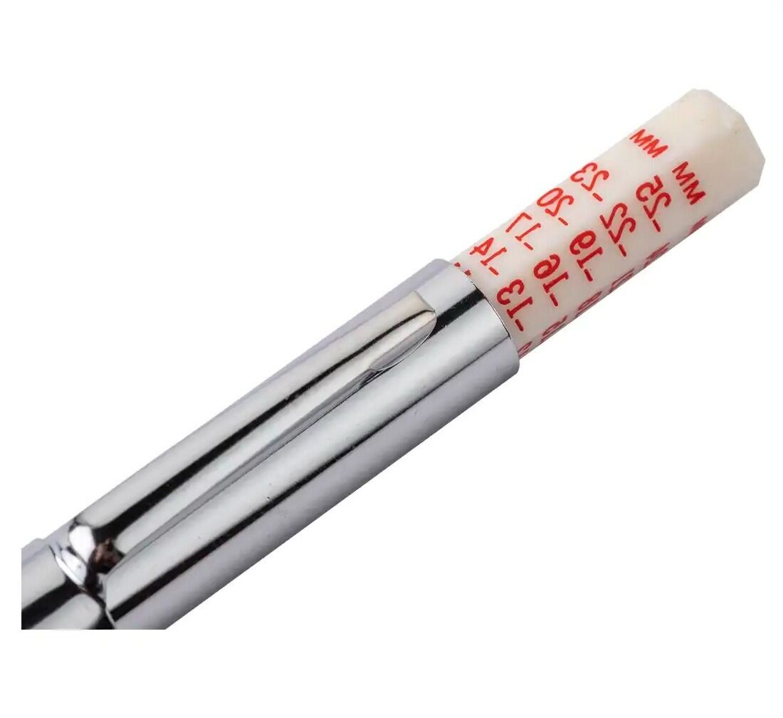 Misuratore profondità battistrada pneumatici, misuratore calibro-spessore del battistrada in 25 mm / 32 pollice, spessimetro per pneumatici per auto moto motocicletta