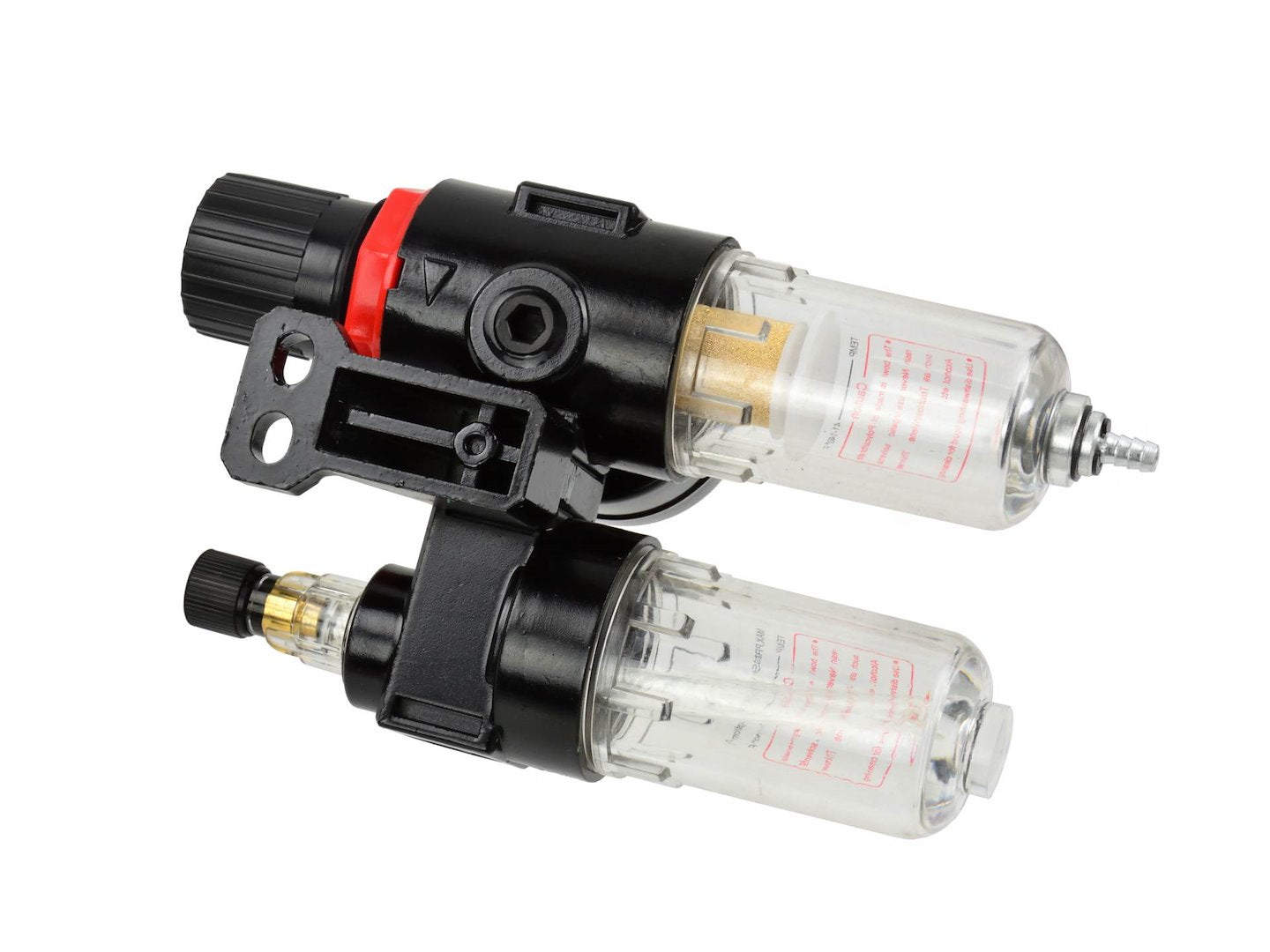 Separatore d'acqua e olio ad aria compressa, riduttore di pressione per compressore, filtro regolatore aria con manometro 1/4 " Geko