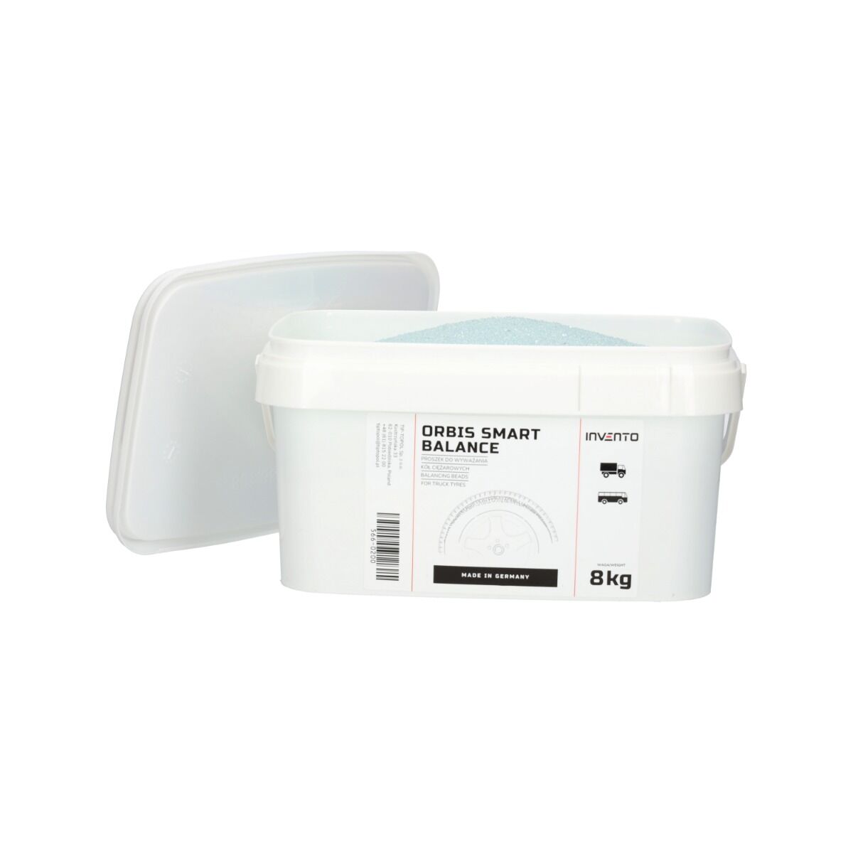 Polvere granulare per equilibratura camion 8kg Invento