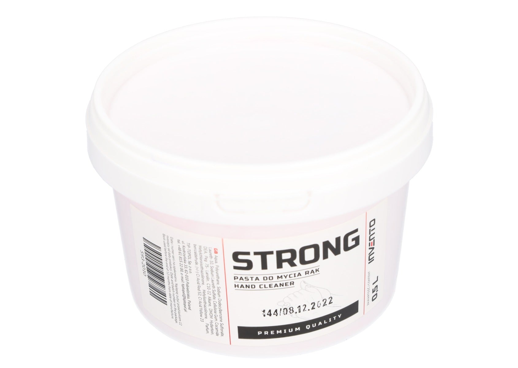 Pasta detergente per le mani 0,5 l Strong Invento